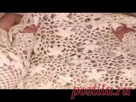 Кружево от Olga Lace. Безотрывное вязание. - YouTube