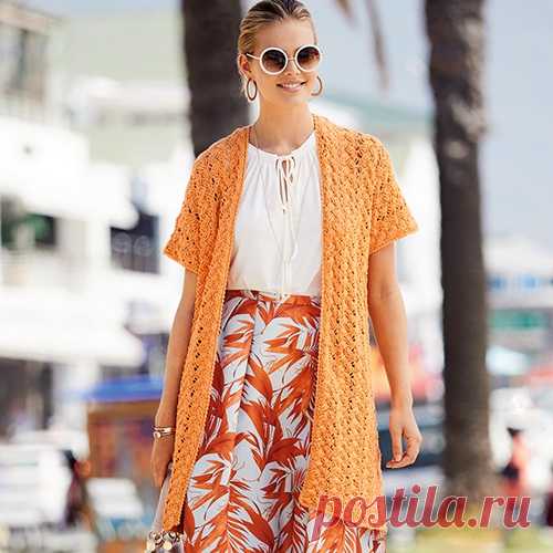 Жилет с плетеным узором  https://verena.ru/vyazanie-spicami/zhilet-s-pletenym-..

#СреднийУровень@best_burda #ВязаниеНаСпицах@best_burda

Броский плетеный узор придает удлиненному жилету динамичность. Благодаря полой пряже с волокнами хлопка внутри модель облегает фигуру легко и свободно — идеальный спутник для лета!

Журнал «Сабрина» № 5/2019