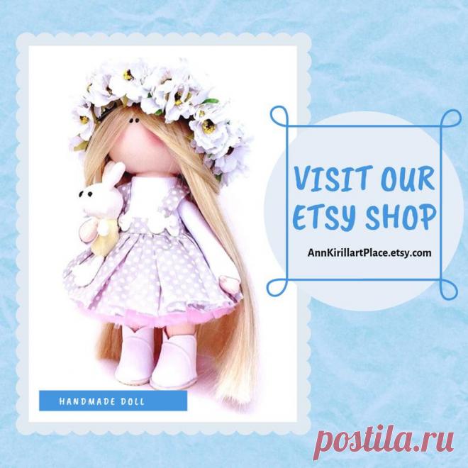 Interior Tilda Doll Textile Cloth Doll Baby Nursery Doll | Etsy