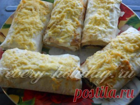 Начинка для лаваша: рецепты с фото простые и вкусные