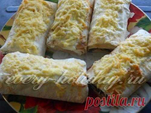 Начинка для лаваша: рецепты с фото простые и вкусные