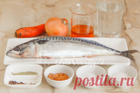 Маринованная скумбрия в домашних условиях пошаговый рецепт