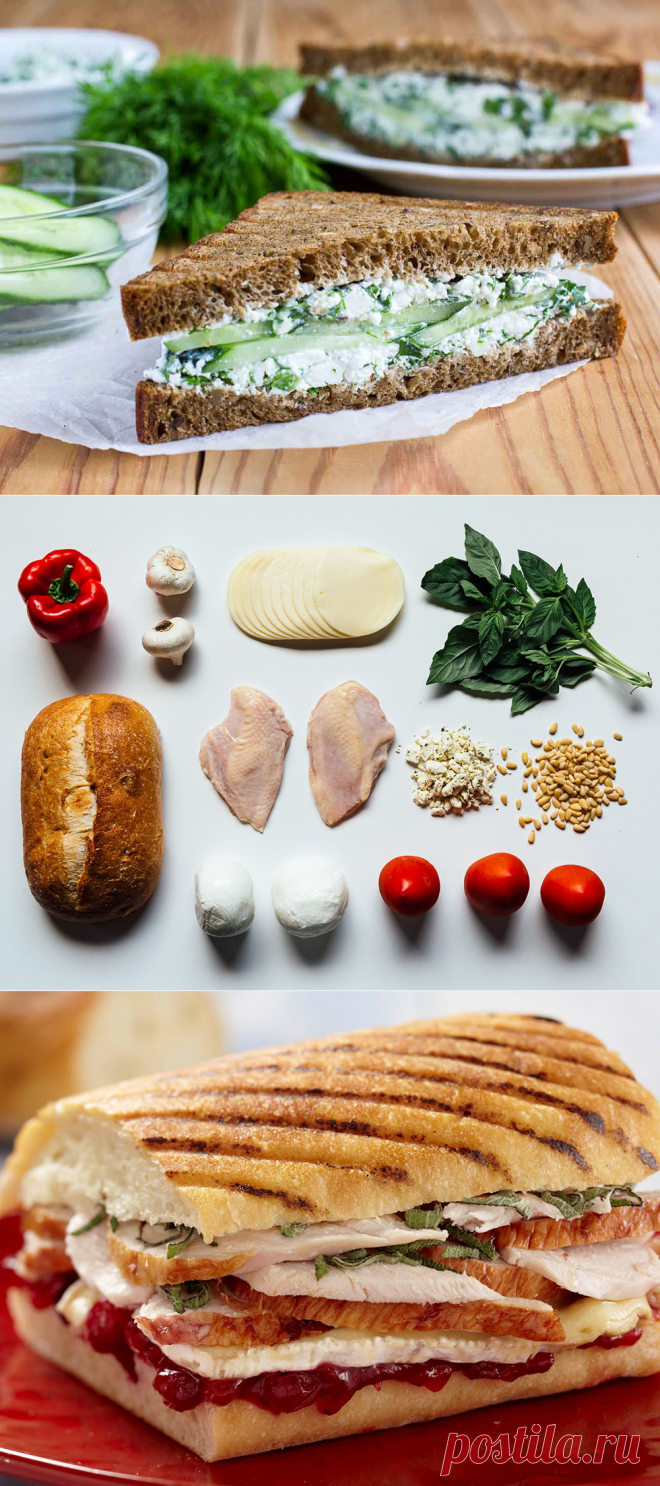 Пять полезных бутербродов для офиса - Еда