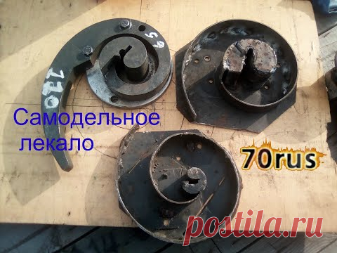 Самодельное лекало,кондуктор, шаблон, матрица,улитка  для холодной ковки профильной трубы 25х25