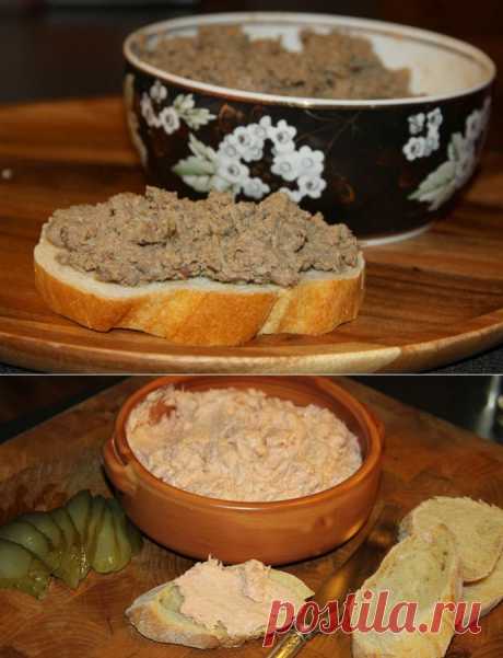 Два необыкновенно вкусных паштета.