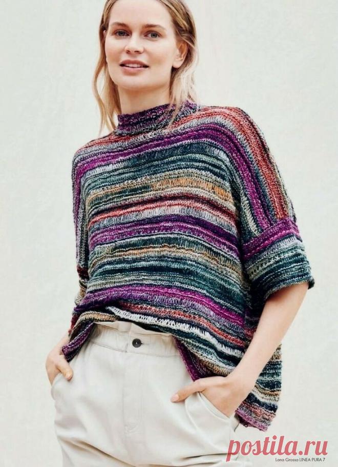 Разноцветье. Креативная вязаная одежда. | Вязаный стиль | Дзен