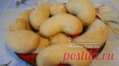 Домашние коржики на простокваше с маком и кунжутом - рецепт пошаговый от Лиги Кулинаров, рецепт домашних коржиков на простокваше.
