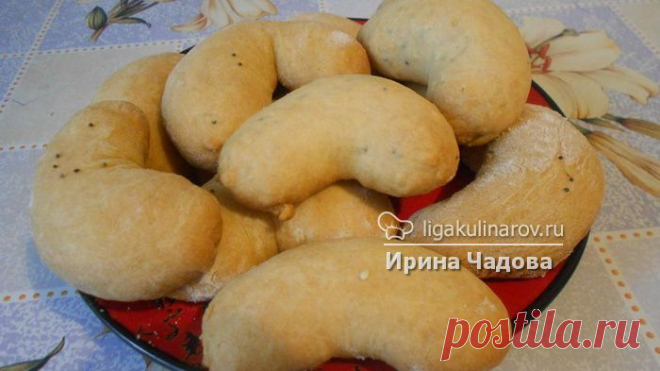 Домашние коржики на простокваше с маком и кунжутом - рецепт пошаговый от Лиги Кулинаров, рецепт домашних коржиков на простокваше.