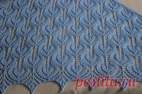 Чудесный узор спицами