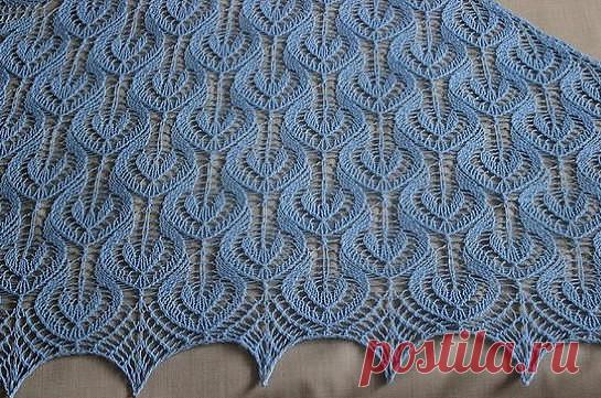 Чудесный узор спицами