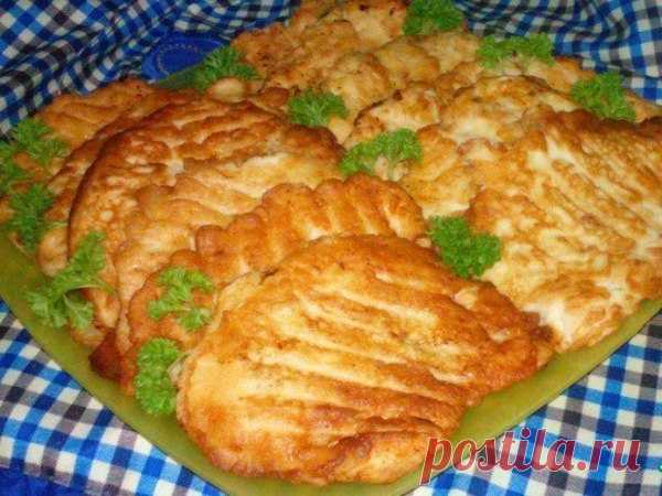 Супер вкусные отбивнушки с тонкой луковой ноткой.

Филе куриное — 700 г 
Яйцо куриное (для кляра) — 4 шт 
Майонез (для кляра) — 3 ст. л. 
Показать полностью…