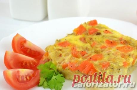 Рыба, запеченная с морковью и луком - калорийность, состав, описание - www.calorizator.ru