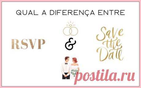 O convite de casamento, RSVP e Save The Date são importantes para organizar seu matrimônio. Você sabe qual é a diferença entre RSVP e Save The Date?