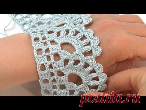 ЛЕНТОЧНОЕ КРУЖЕВО/СХЕМА вязания/ПРОСТО и АЖУРНО