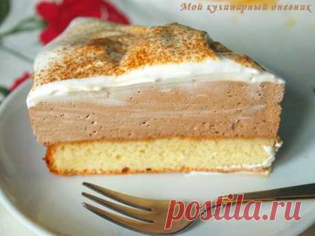 Бисквитный торт с кофейным муссом - вкус фантастический!