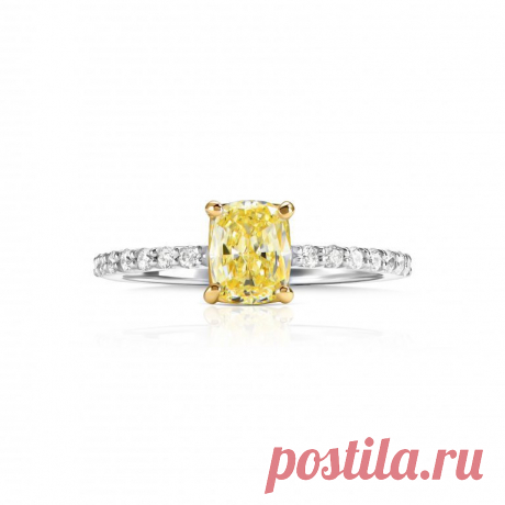 332.030 р-Купить Кольцо с ЖЕЛТЫМ БРИЛЛИАНТОМ 1.01 ct в Москве, Санкт-Петербурге и Алматы | Цена и фото