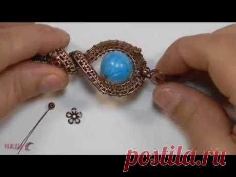 Фурнитура для украшений из проволоки Wire wrap - YouTube
