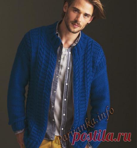 Жакет (м) 02*600 Phildar №4893