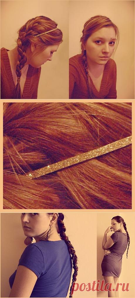 Французкая коса по диагонали головы и коса а-ля Лара Крофт / Прически / Модный сайт о стильной переделке одежды и интерьера