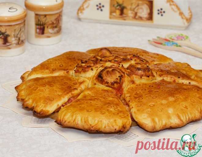 Порционная пицца-пирог – кулинарный рецепт