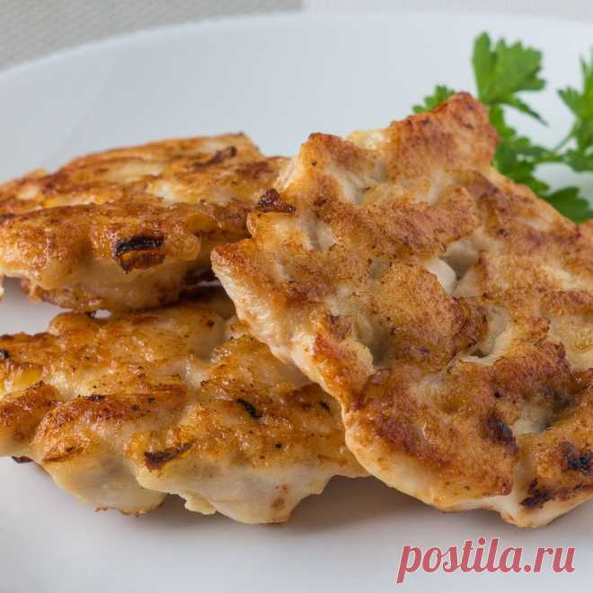 Оладьи из куриного филе