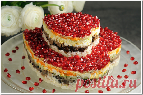 (M)Самые вкусные и красивые праздничные салаты для новогоднего стола!