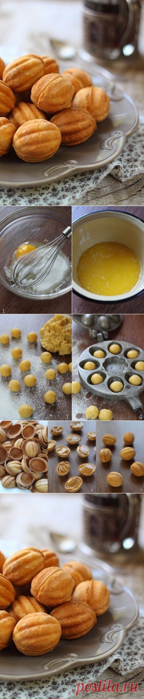 Как приготовить вкус детства - печенье орешки  - рецепт, ингридиенты и фотографии