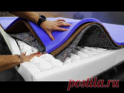 Вы сэкономите в 3 раза ЕСЛИ СДЕЛАЕТЕ МАТРАС СВОИМИ РУКАМИ