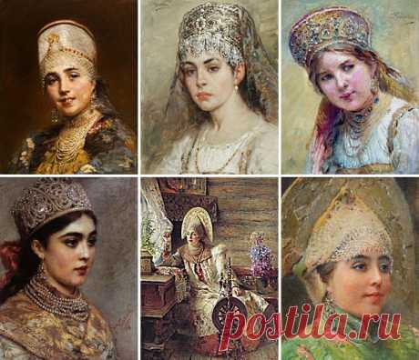 Как на Руси отличали девицу от замужней женщины