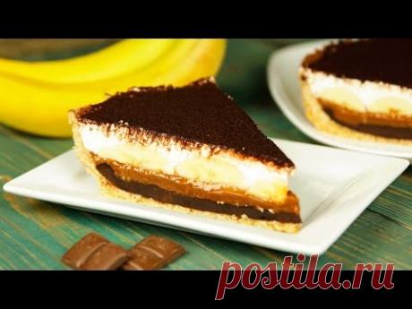 Банановый чизкейк с шоколадом