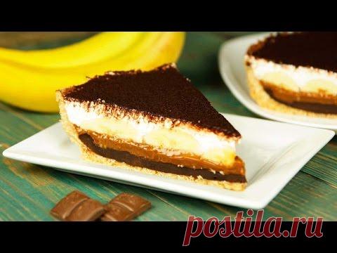 Банановый чизкейк с шоколадом
