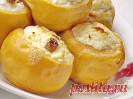 Печёные яблоки с творогом рецепт с фото для духовки, микроволновки, гриль-газа | Детский сайтик