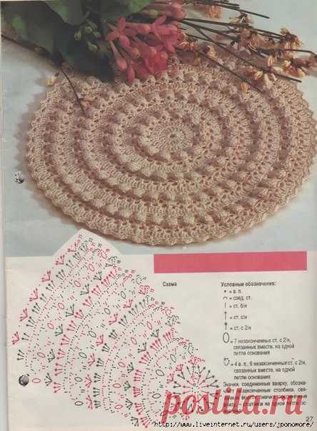 Delicadezas en crochet Gabriela: Alfombra con hilado bien grueso