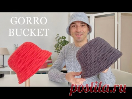 Gorro de pescador o Piluso tejido a crochet paso a paso