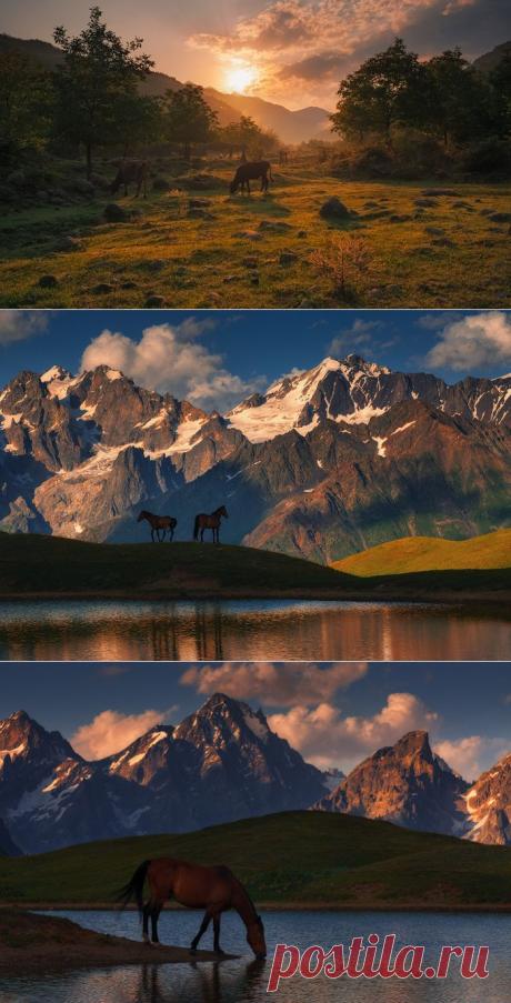 Горные пейзажи.Фотограф Сосо Меладзе
