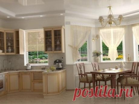 Всё о шторах для кухни — Роскошь и уют