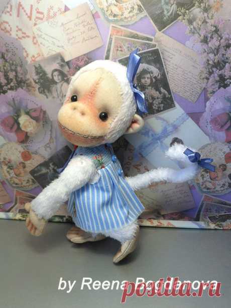 tilda. my fair dolly: Бьянка - белая обезьянка