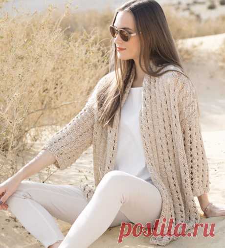 Кардиганы, модели спицами/ узор из протяжек, платочная вязка, рельефные узоры/ описание+схемы. | Вязание "Мир узоров" | Яндекс Дзен