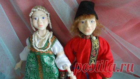 Куклы из полимерной глины, коллекция &quot;Народная кукла&quot;, сделаны на заказ в 2014г.Рост 30 см.