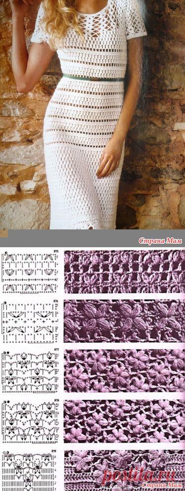 Белое платье - Вязание - Страна Мам