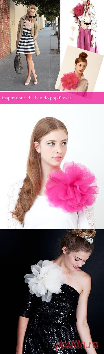 Огромная брошь (мастер-класс) / Аксессуары (не украшения) / Модный сайт о стильной переделке одежды и интерьера