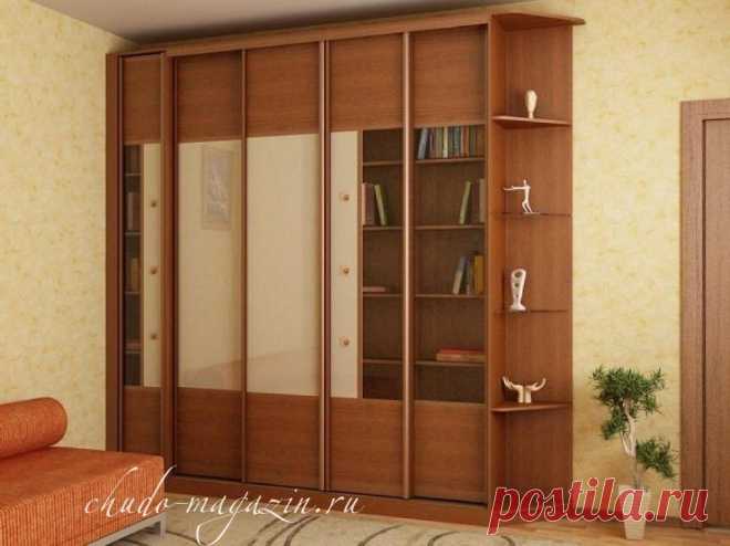 Шкаф библиотека на заказ по индивидуальным размерам: цена, фото, дизайн