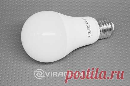 Лампа светодиодная A60 E27 20W 4100K, Gauss / Лампы светодиодные / Вираж