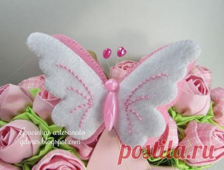 Бабочки из фетра | Дизайн ручной работы