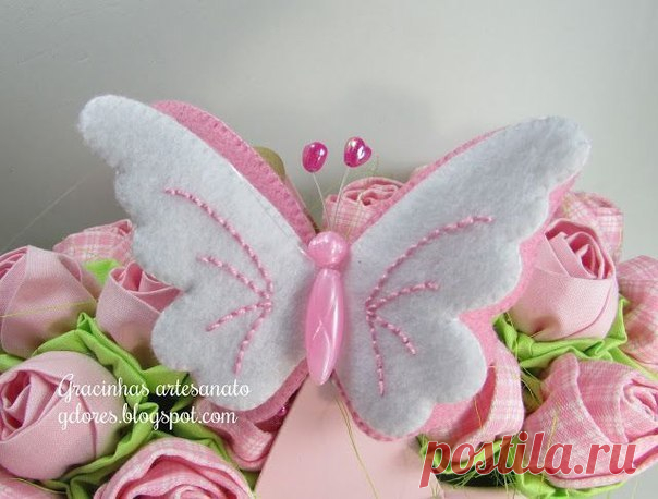 Бабочки из фетра | Дизайн ручной работы