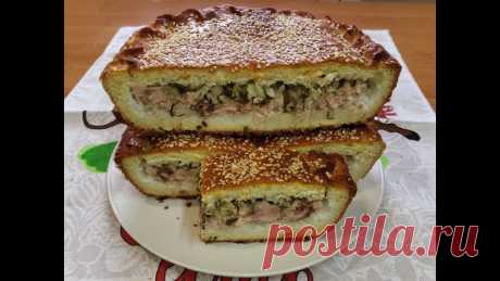 УРАЛЬСКИЙ ПИРОГ С РЫБОЙ/Ural Fish Pie/Urala fiŝkuko Очень сытный, ароматный, вкусный пирог с тройной начинкой. Приготовить его совсем несложно и он получается абсолютно у всех. Ингредиенты:Тесто.Мука - 500 гМо...
