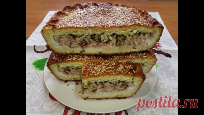 УРАЛЬСКИЙ ПИРОГ С РЫБОЙ/Ural Fish Pie/Urala fiŝkuko Очень сытный, ароматный, вкусный пирог с тройной начинкой. Приготовить его совсем несложно и он получается абсолютно у всех. Ингредиенты:Тесто.Мука - 500 гМо...