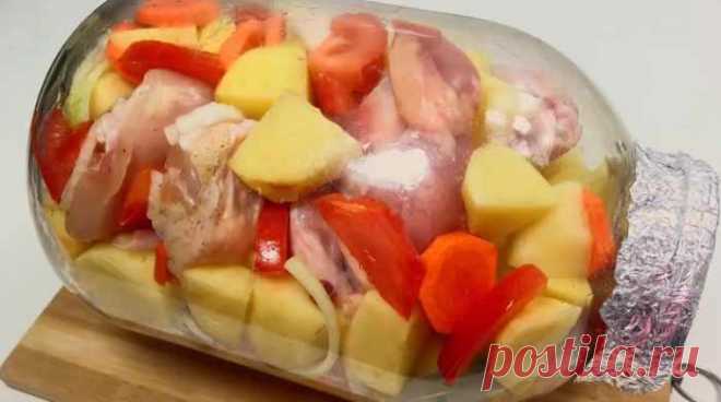 Сочная курица в банке: в разы вкуснее, чем в гусятнице, горшочках или рукаве. Без воды, без масла, в собственном соку. — ХОЗЯЮШКА24