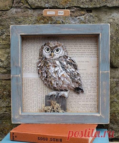 Птицы из папье-маше