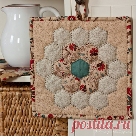 Прихватки без швейной машины - МК / Potholders tutorial - Vechernie Posidelki